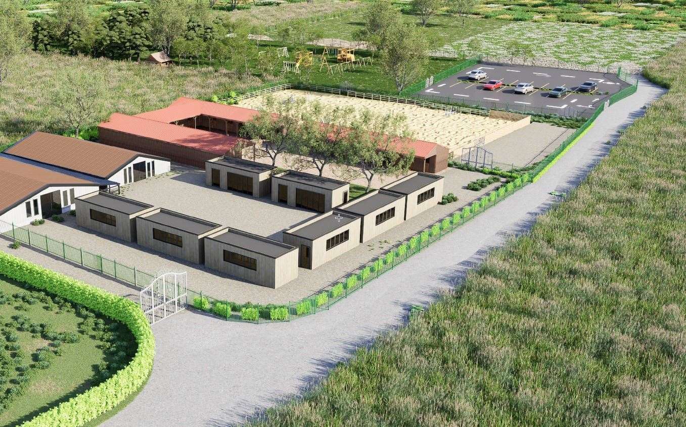 An artist' impression of what Walnut Tree School will look like