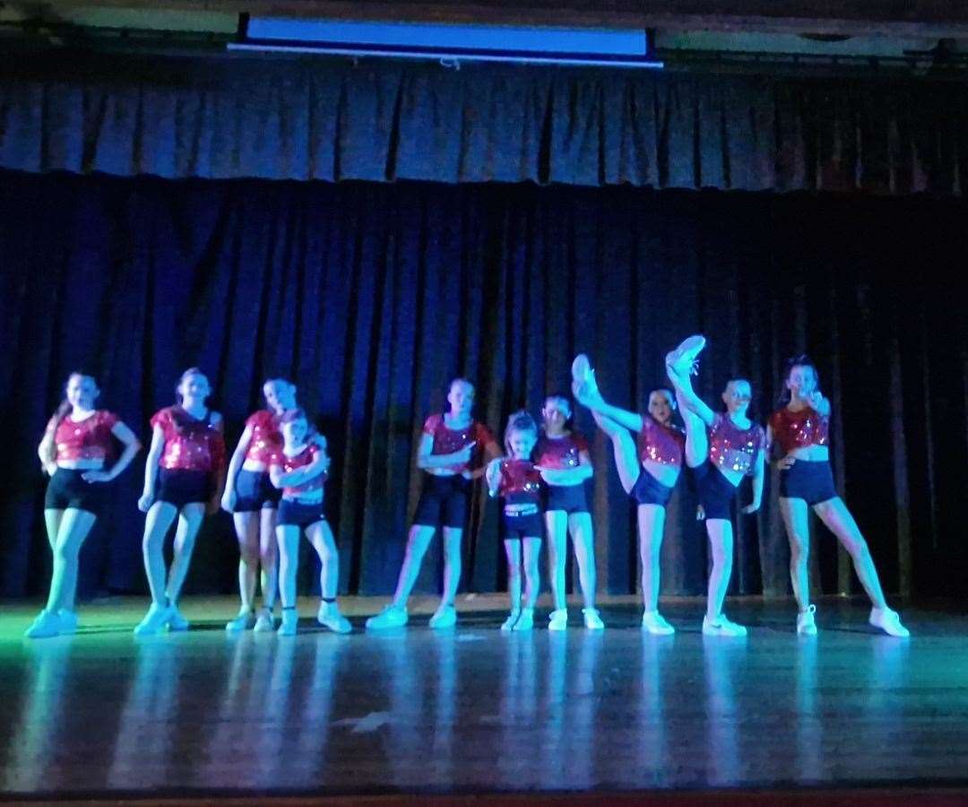 Part of the 20th-anniversary show from the Rebecca Dear School of Dance