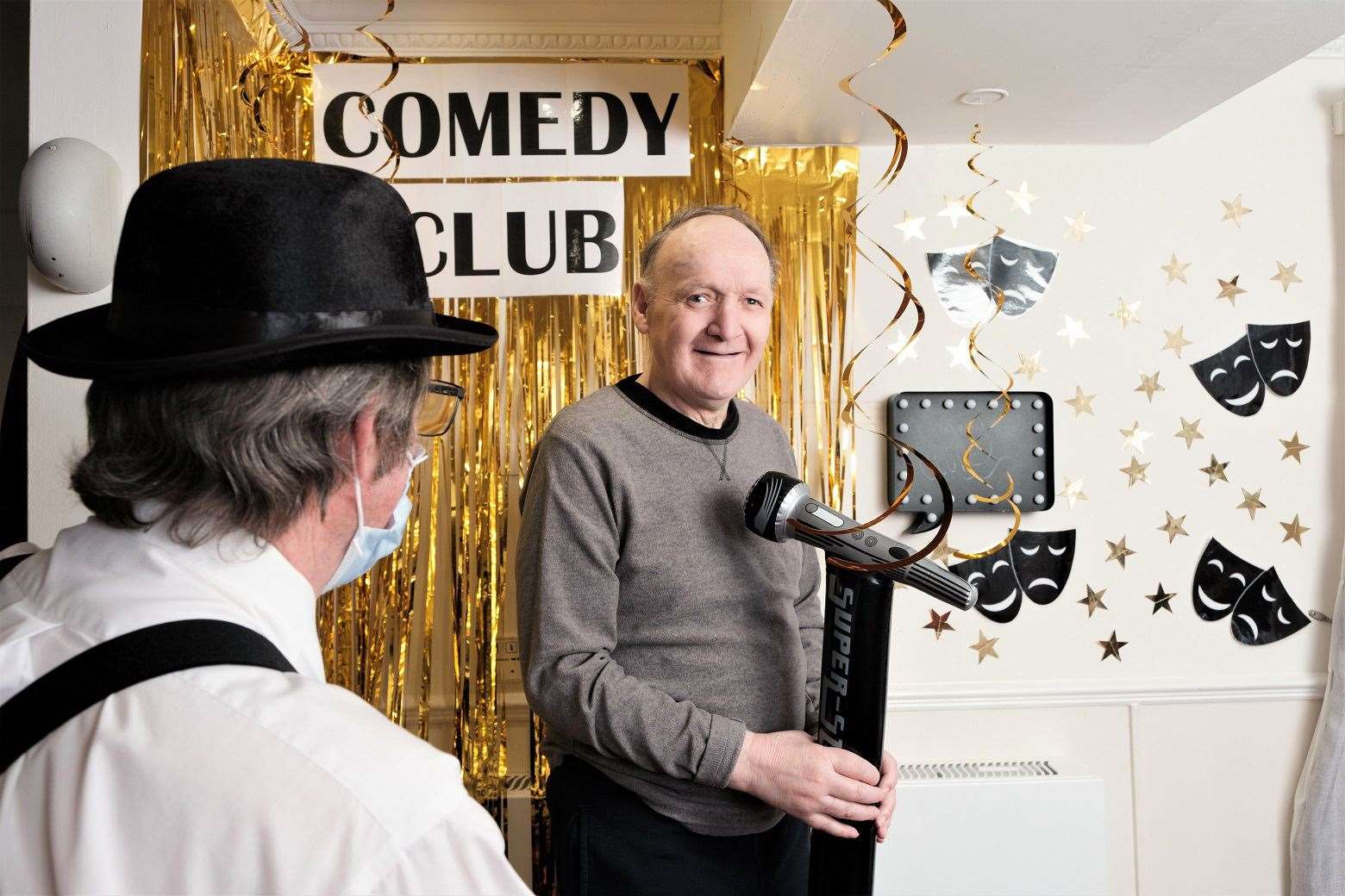 Resident Phillip Pikcles loved being part of the comedy show alongside team member Keith Hulme. (56472273)