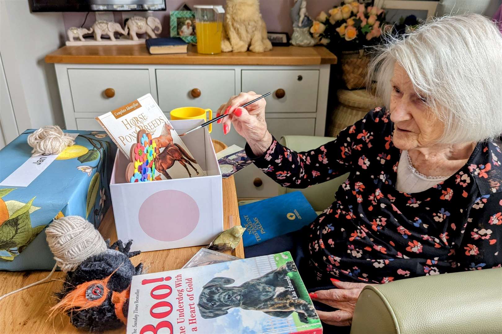 Staff at a Fenland care home have been hard at work creating memory boxes for residents to enjoy.