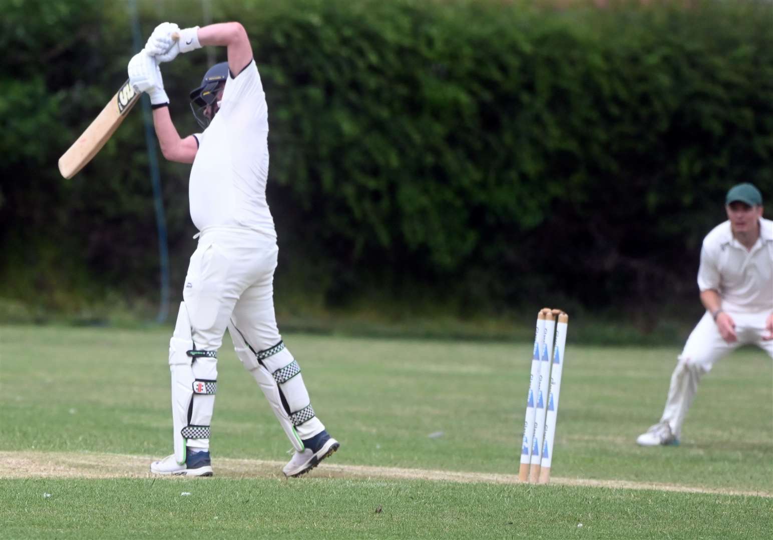 Action from Chatteris 2nds against Wisbech 3rds in CCA Junior League 3 North