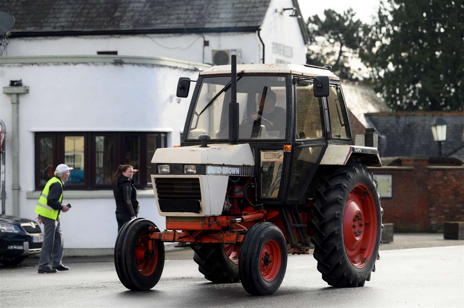 Charity valentines tractor run