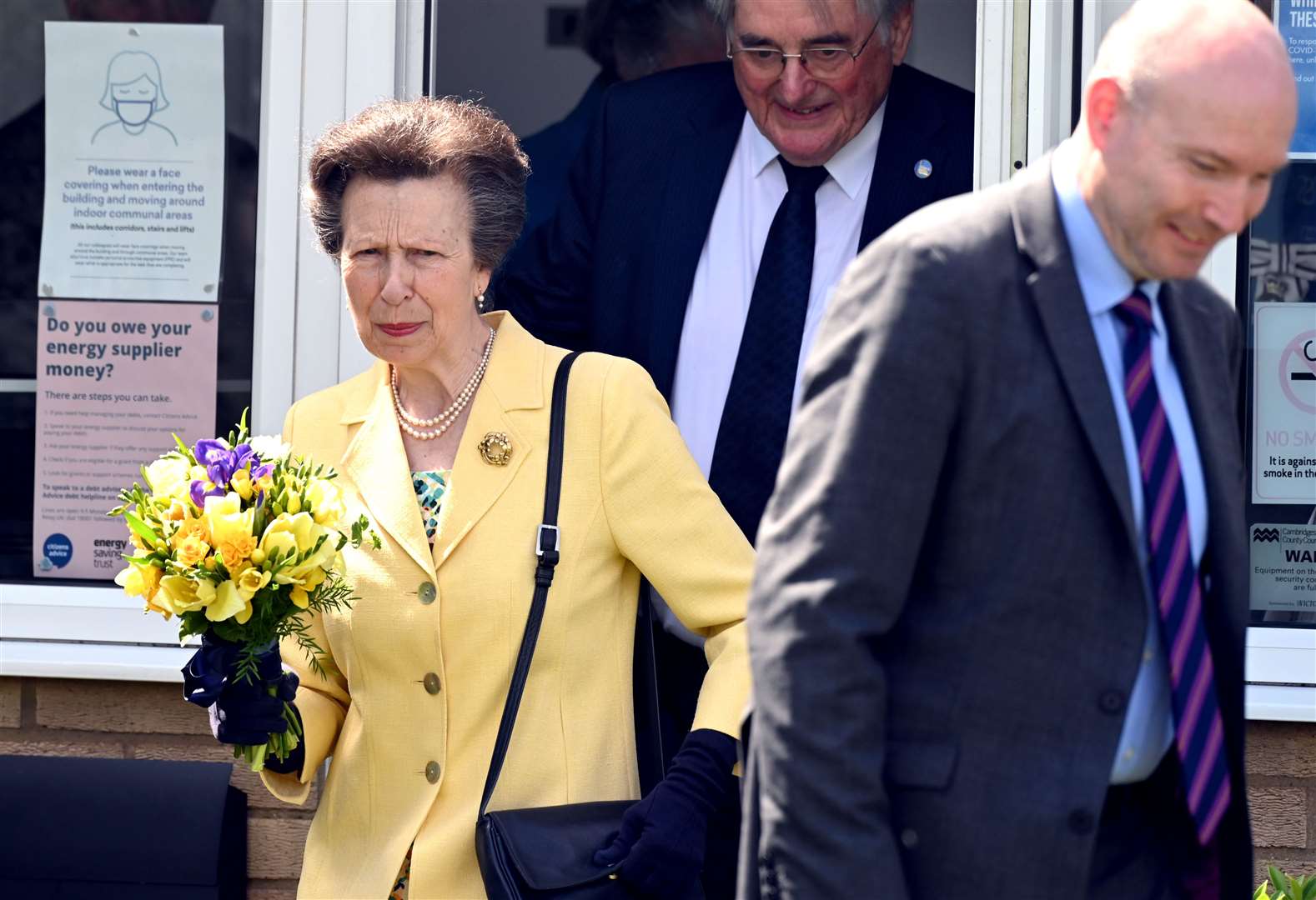 Princess Anne at the Queen Mary Centre in Wisbech. (56719003)