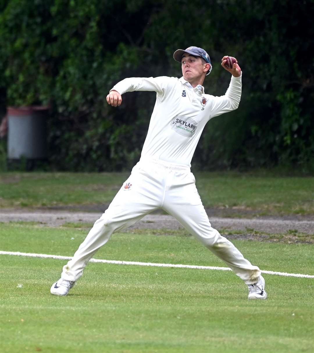 Wisbech v Sudbury cricket action