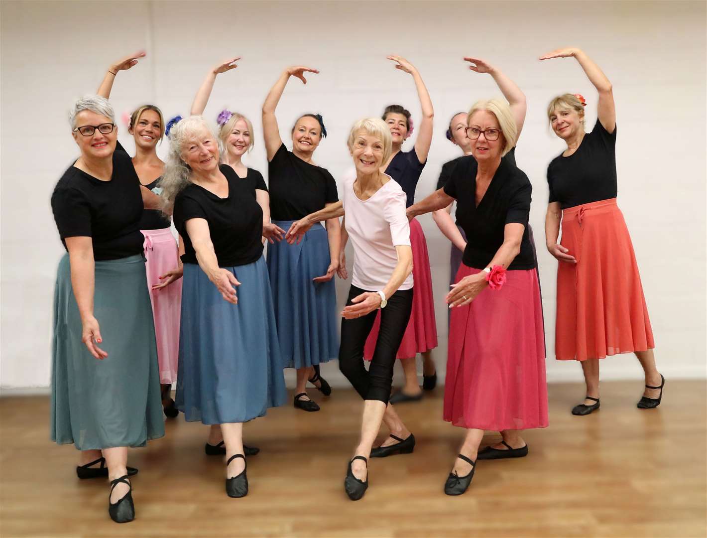 Pictured from front left: Pauline Boyd, Julie Smith, Barbara Wraith, Teresa Dawson, from back left: Faye Harnwell, Rebecca Snow, Julie Cooke, Margaret England, Carys Leonard, and Audrey Cater. Picture: Michael Dawson