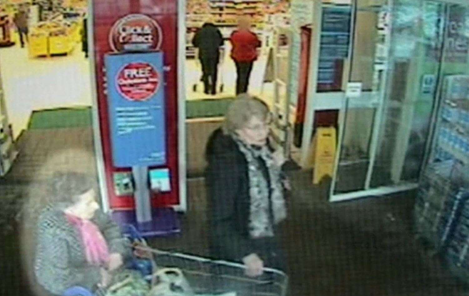 The last sighting of Una was on a shopping trip.