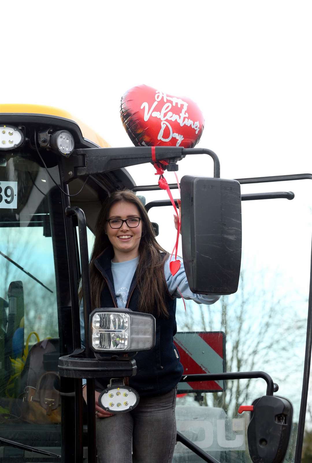 Charity valentines tractor runSteph Thorpe