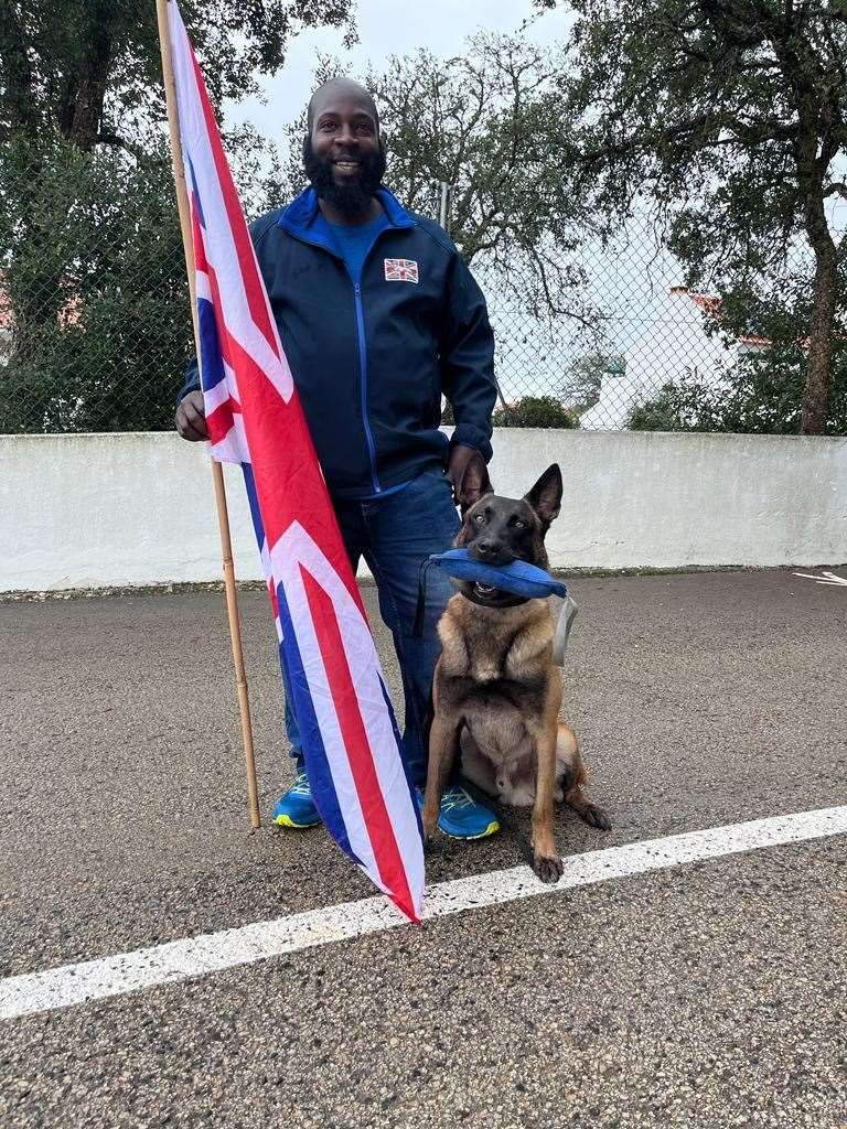 Jean Pierre Felicien is the only handler from Great Britain to have qualified for the Mondioring World Championship next month.