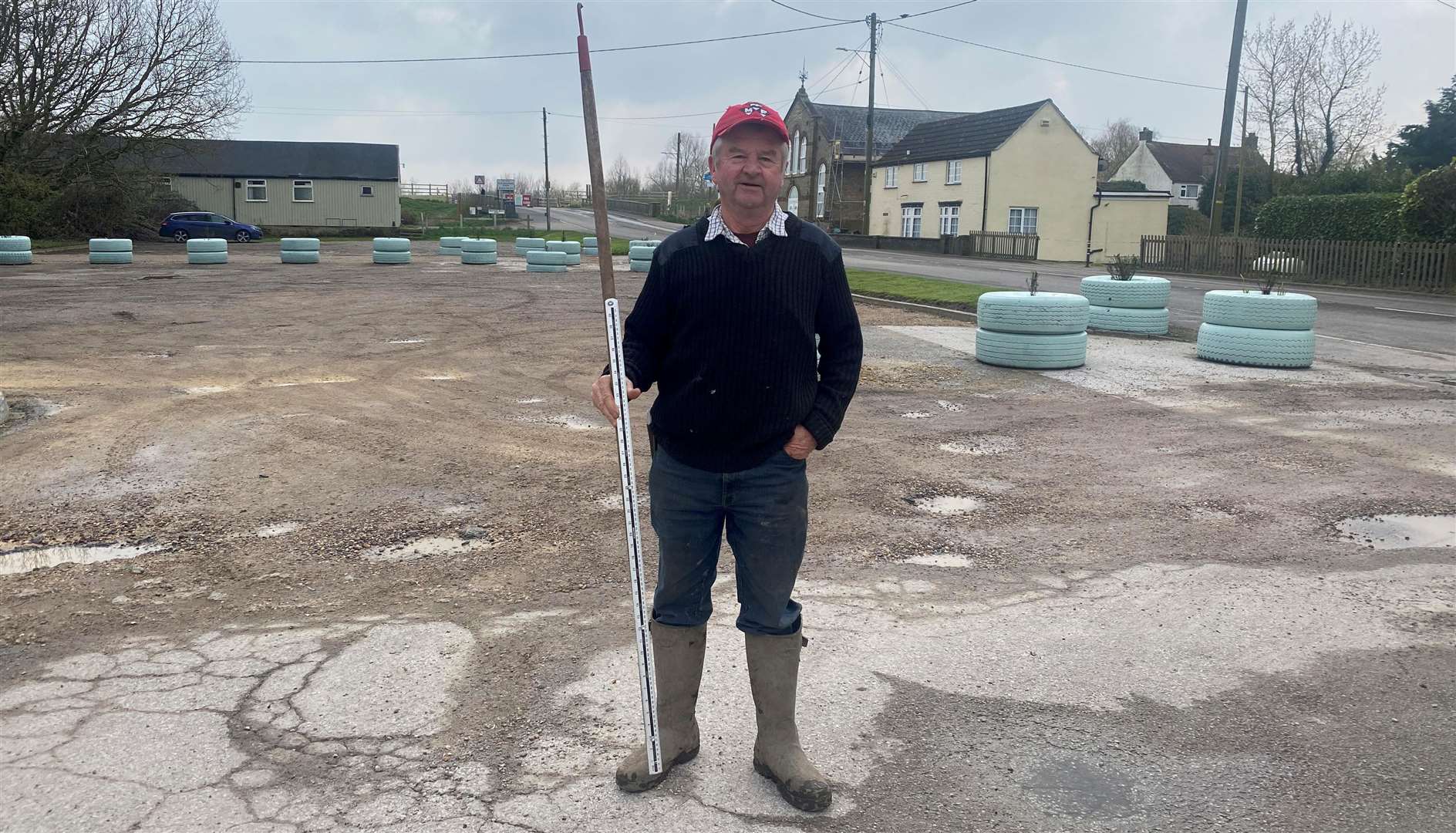 Ken Goodger of Welney Flood Watch and chairman of the parish council. Picture: SWNS