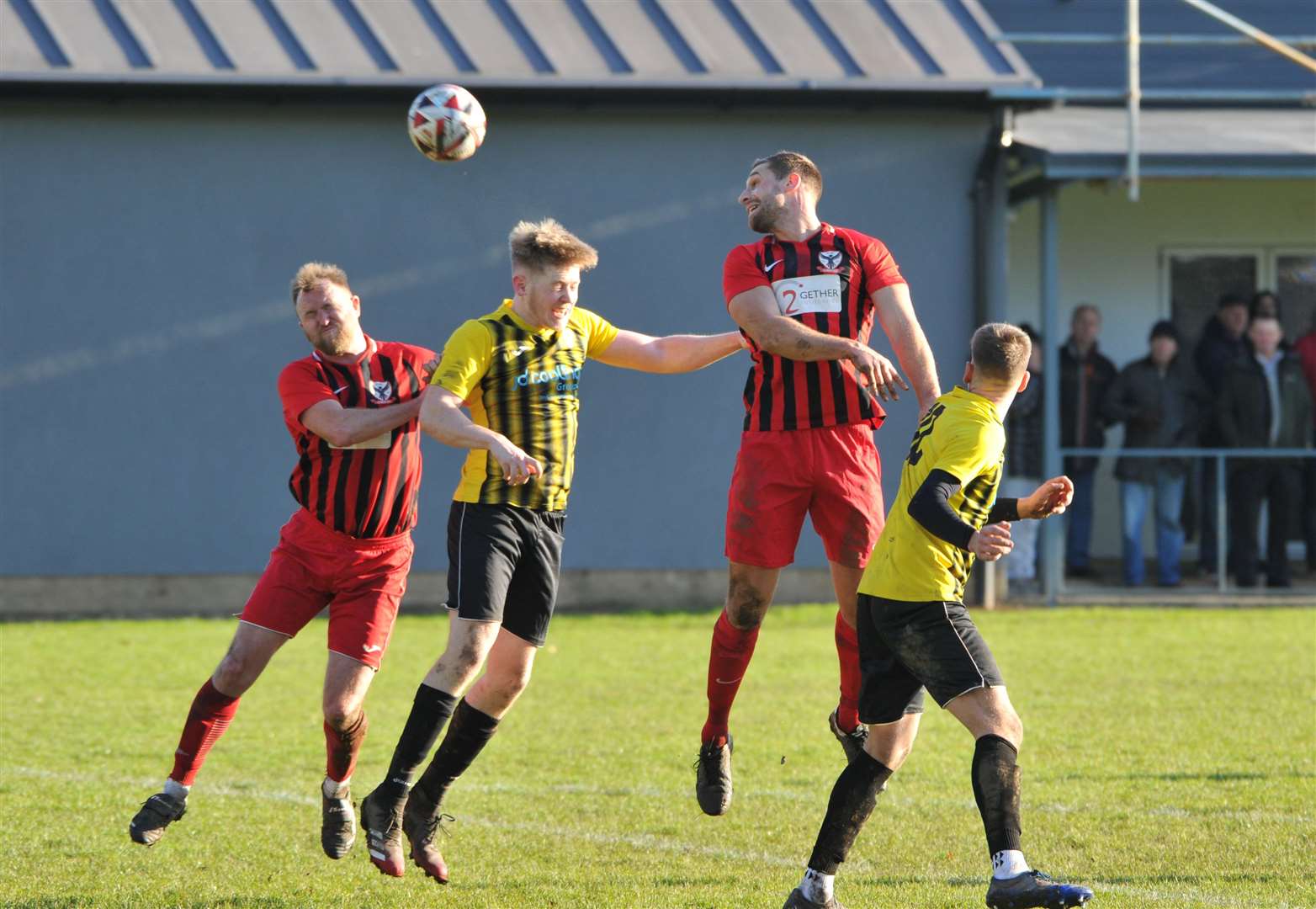 Holbeach United were 7-1 winners over FC Parson Drove on Boxing Day. Photo: Chris Lowndes (61553329)