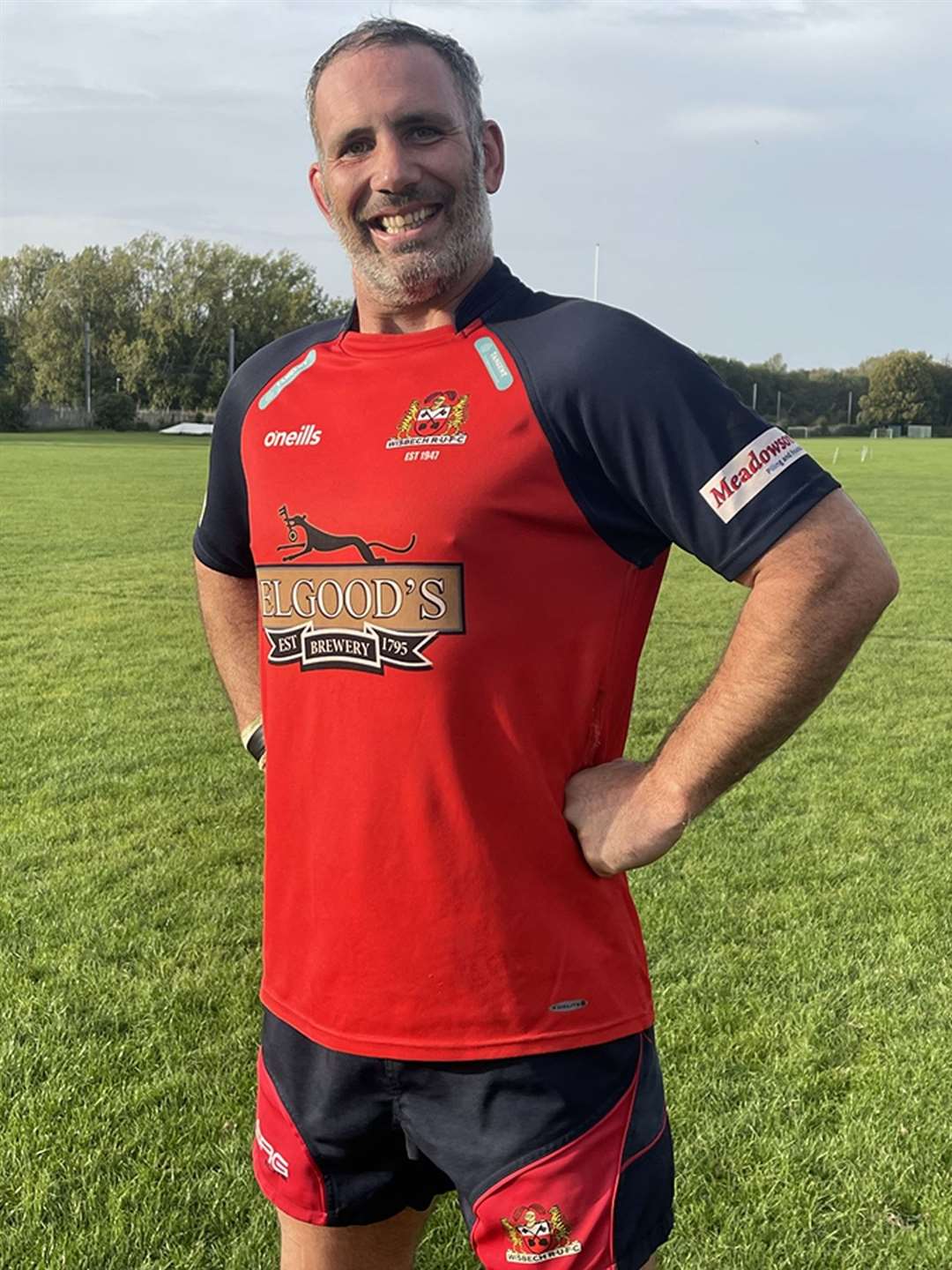 Chris Parry scored a hat-trick of tries
