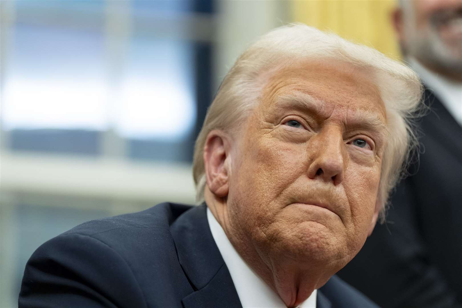 US president Donald Trump said he was ‘starting to doubt’ whether Kyiv was willing to make a deal with Russia (Alex Brandon/AP)