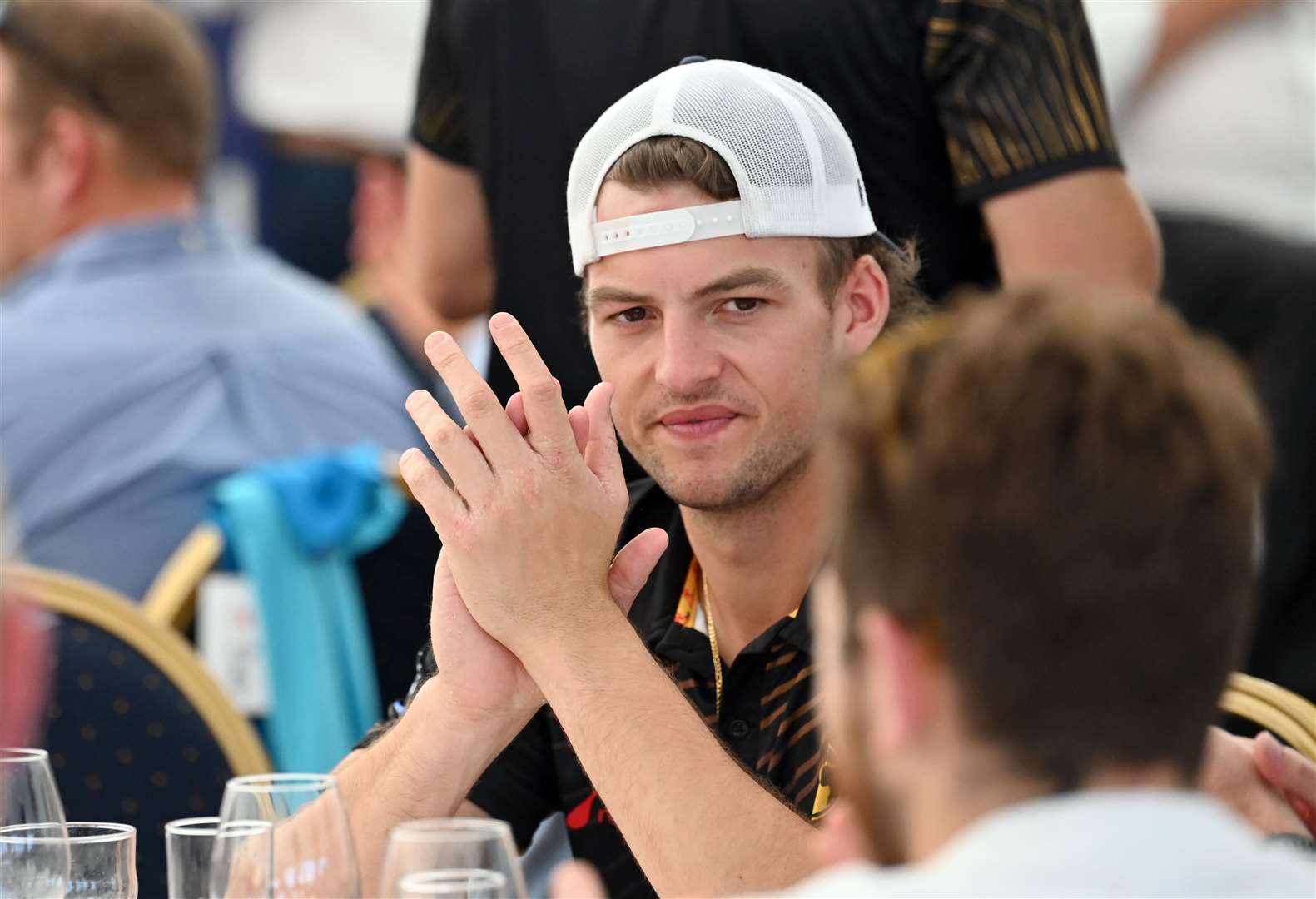 Wisbech cricket club hosting the Lashings cricket club..Hugo Hammond. (58619527)