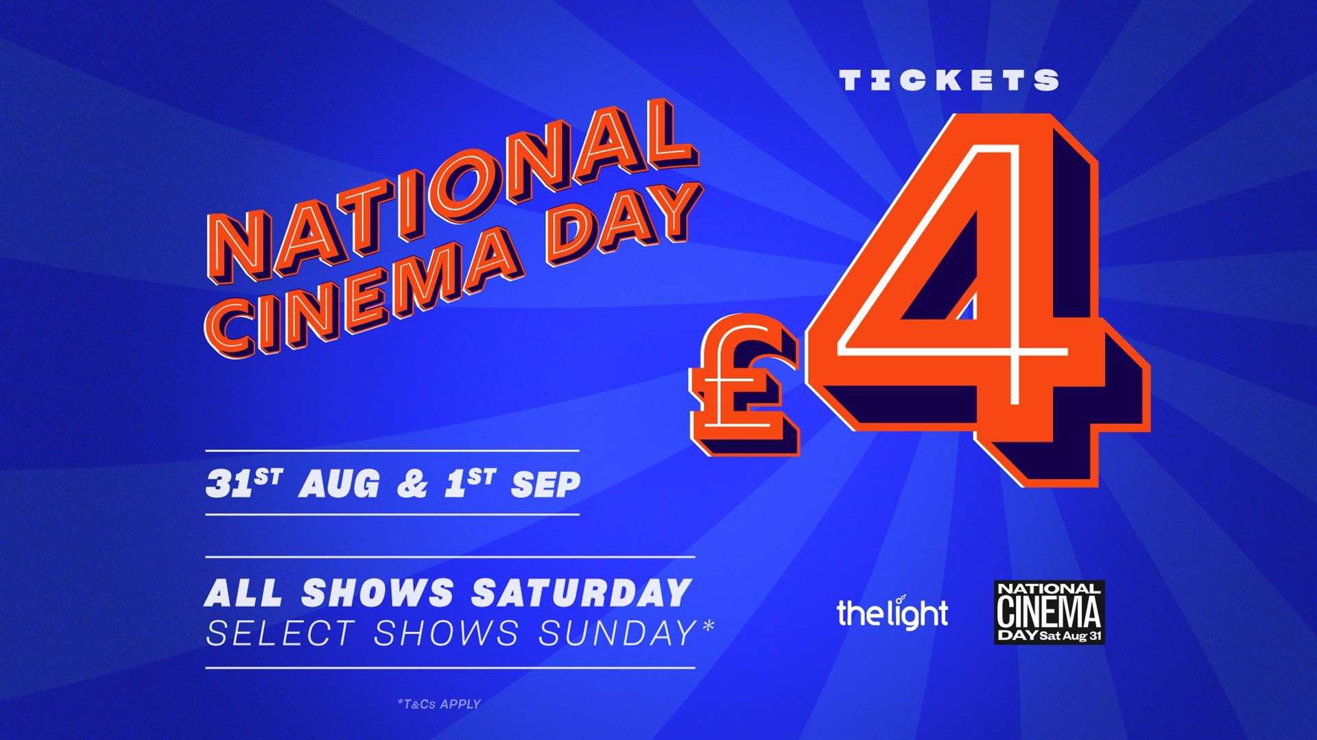 The Light in Wisbech is celebrating National Cinema Day with a £4 ticket offer this coming weekend.