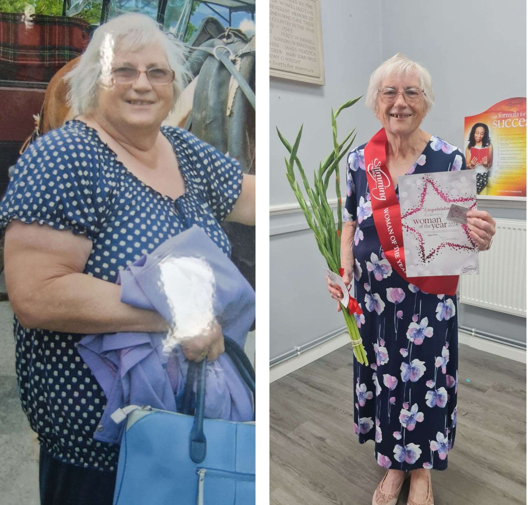 Rosemary Marchant has shed five stone in weight and been named a slimming group's Woman of the Year 2024.