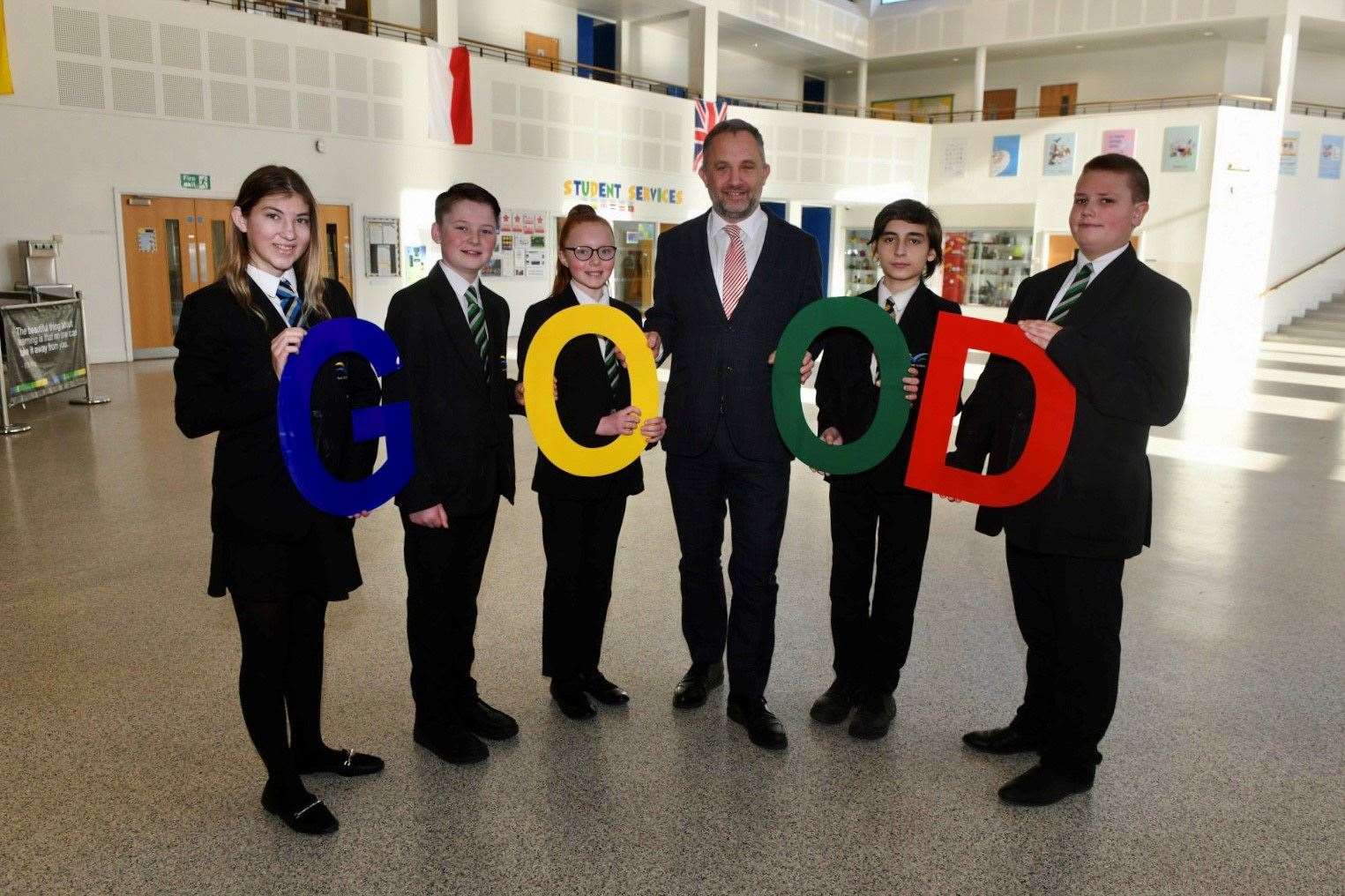 Thomas Clarkson Academy is celebrating a 'Good' rating from Ofsted for the first time in its history. (29109502)