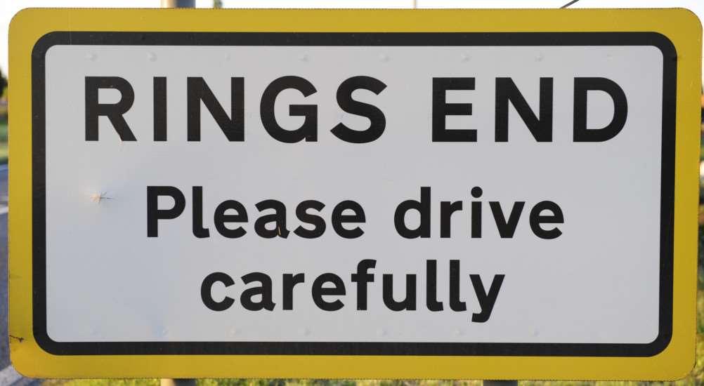 Sign for Rings End, between Wisbech and March ANL-151109-083619009