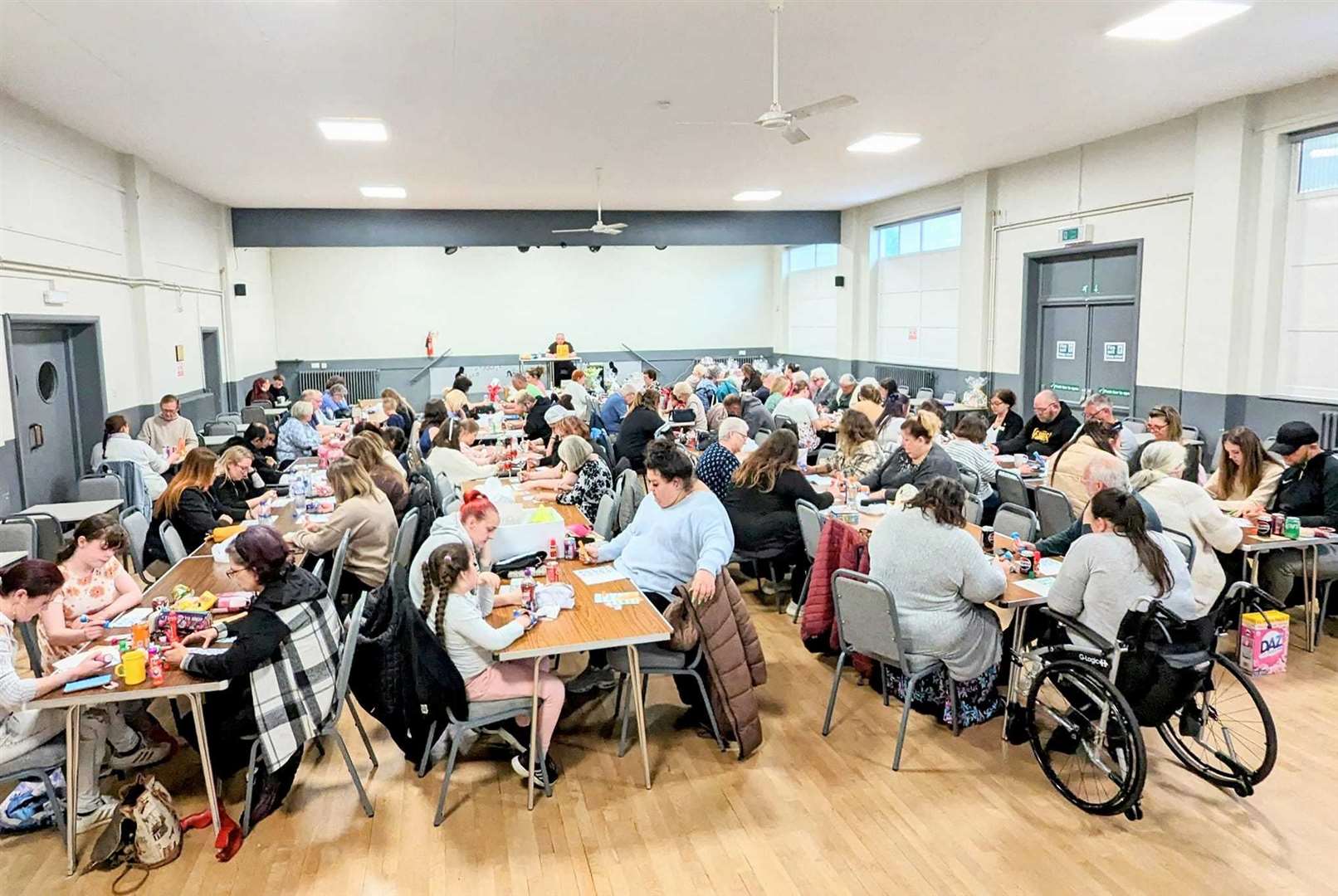 Bingo night attracted a massive crowd.