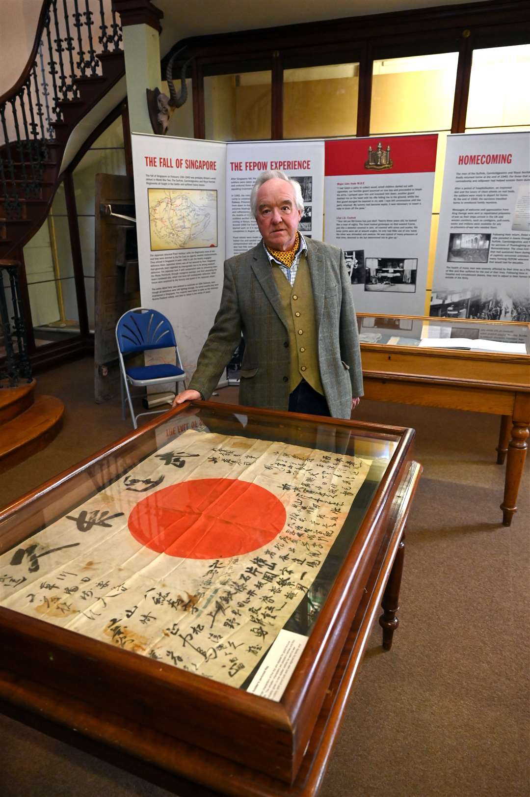 Opening of Singapore Exhibition at Wisbech Museum..Paul McGregor. (55392414)