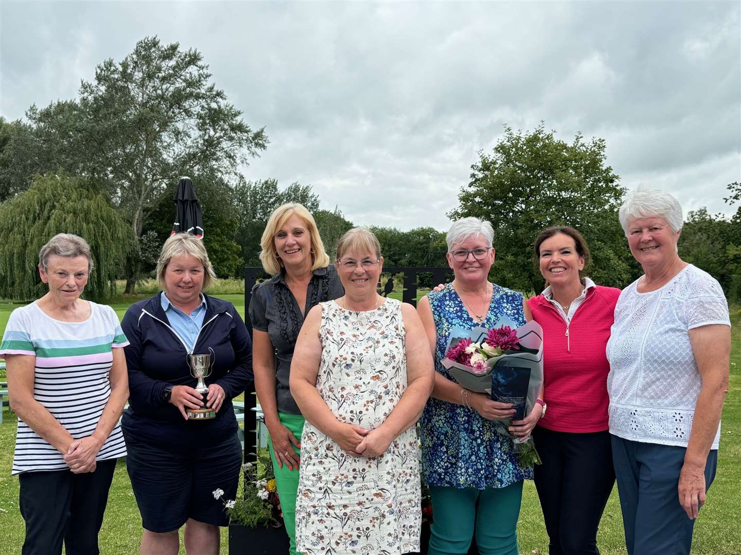 March Golf Club. Pictured above, from left, is: Barbara Spilka, Emma Athow, Michal Simpson, Dianne Parsonage, Hayley Gooden, Nickie Barwell, Margaret Butt