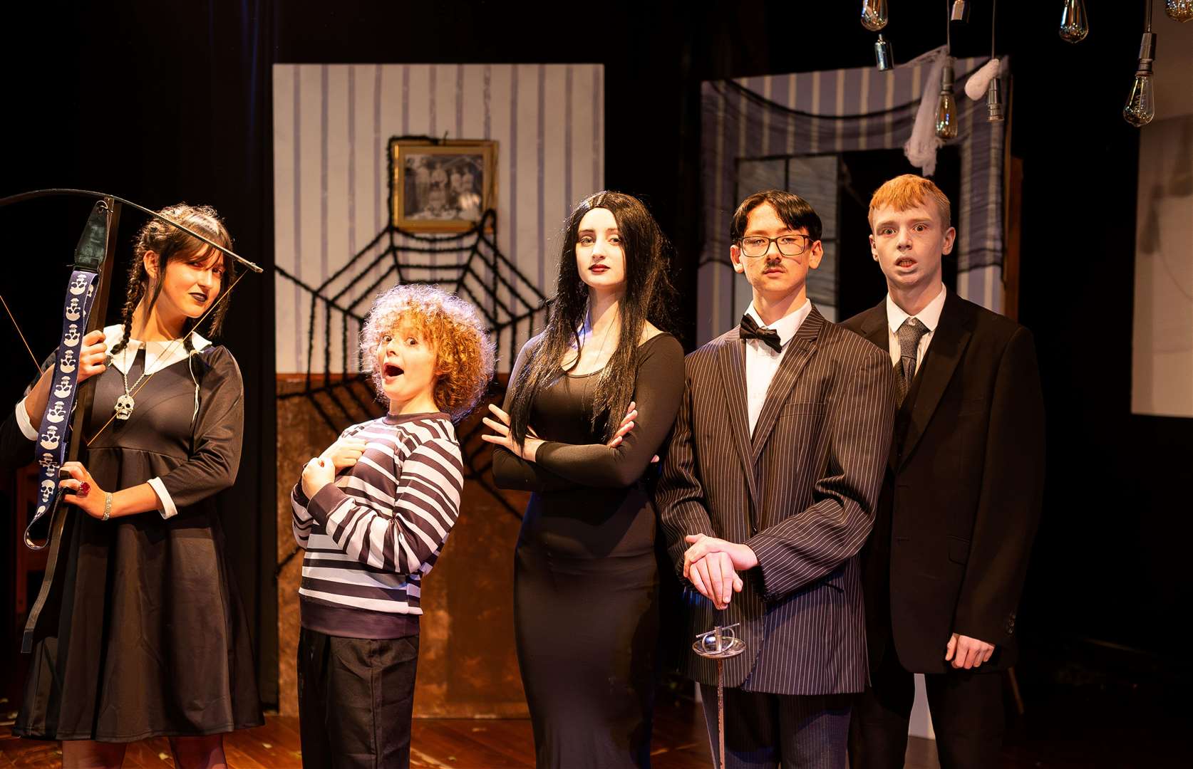 Morticia, Gomez, Wednesday and Puglsely will be joined by Uncle Fester, Grandmama and Lurch, when Marshland High School stages The Addams Family Musical from November 7 to 9.
