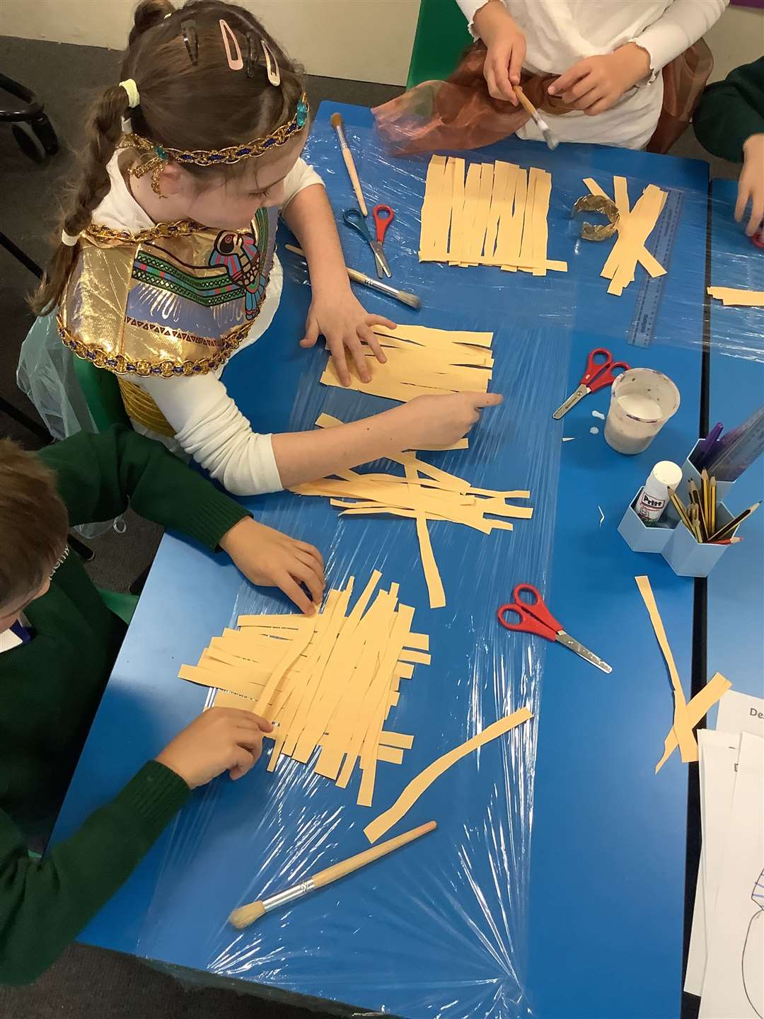They enjoyed a host of activities based around the Egyptian topic.