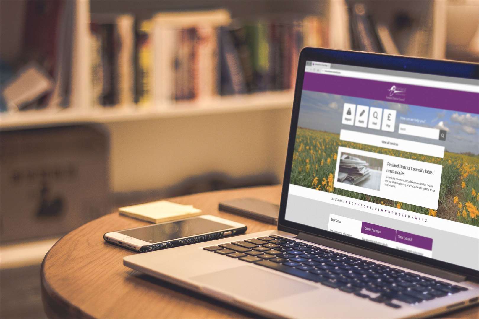 Fenland District council has alunched a new website. (40747015)