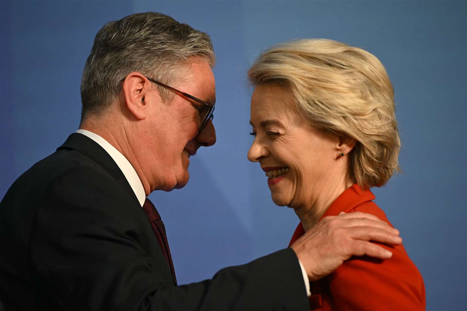Prime Minister Sir Keir Starmer and European Commission President Ursula von der Leyen will meet for a summit on May 19 (Justin Tallis/PA)