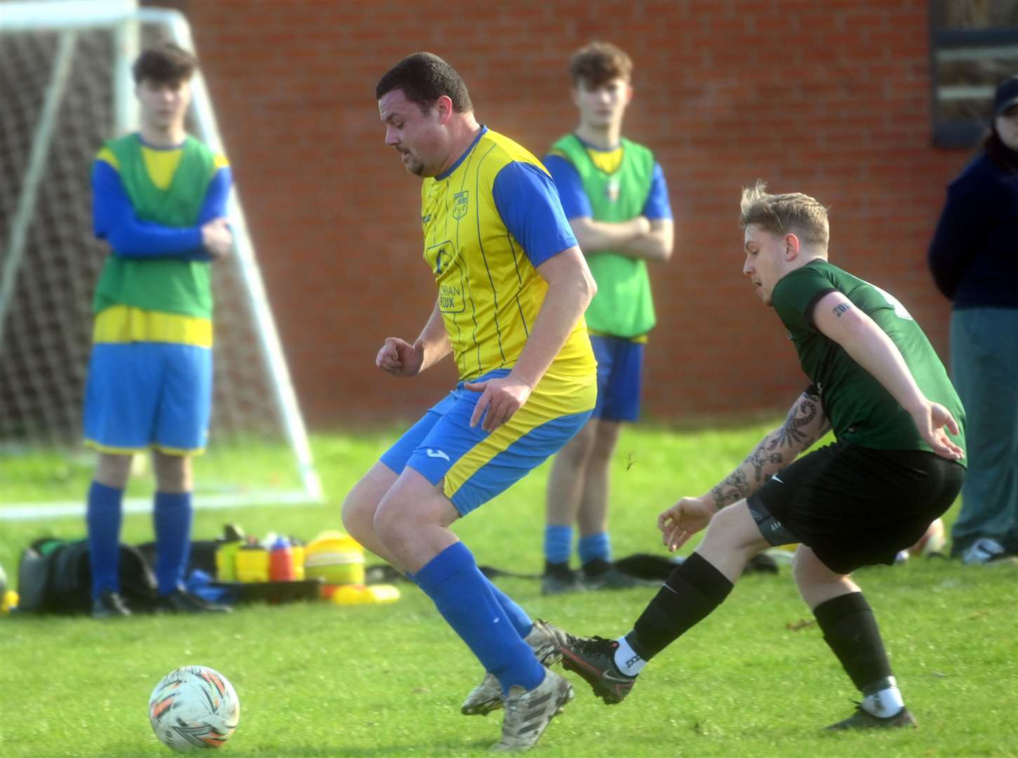 Marshland Saints Reserves (Green) v Gayton United (Yellow)