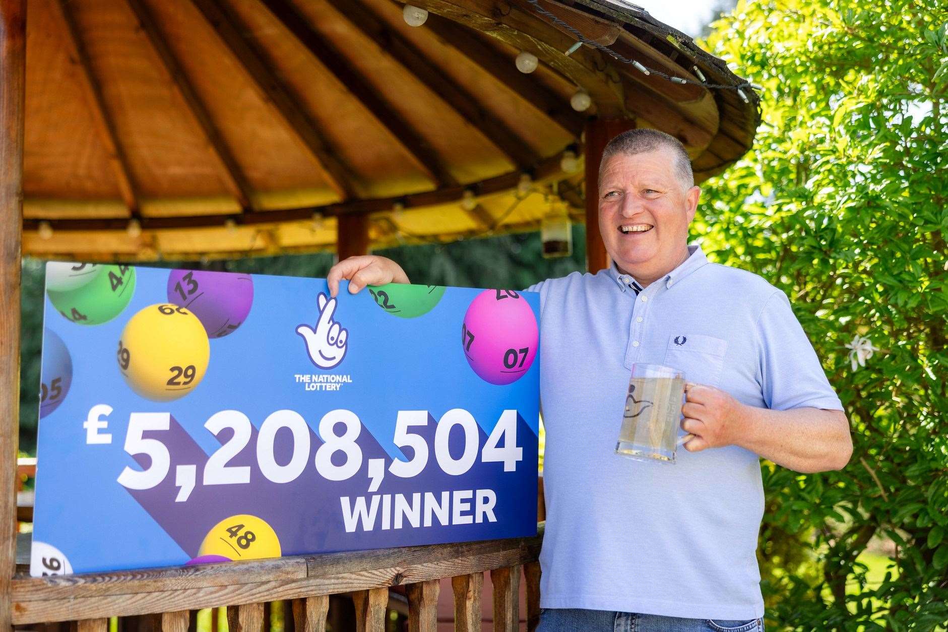Mr MacDonald won £5.2 million on the lottery (National Lottery/ PA)