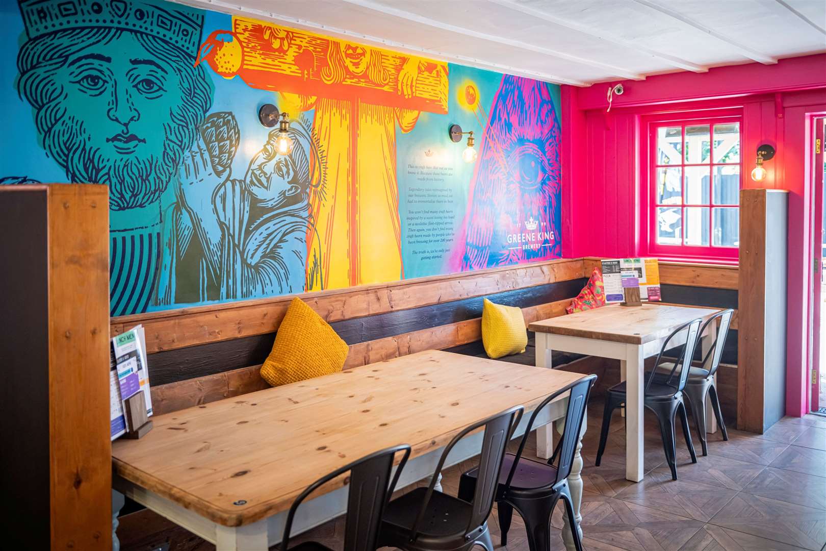 The Acre has a bright new look inside but still remains true to its traditional pub values. Picture: Greene King.