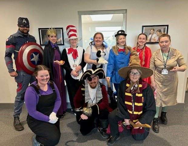 Children and staff at Cromwell Community College in Chatteris dressed up for World Book Day