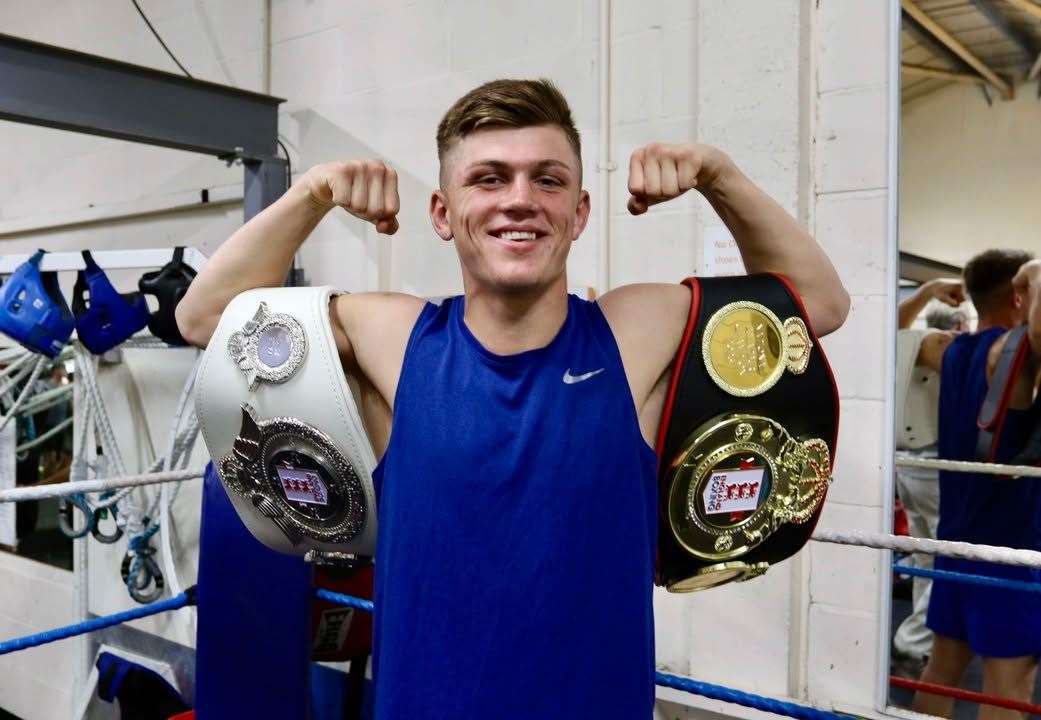 Harley Burrows following his National title success