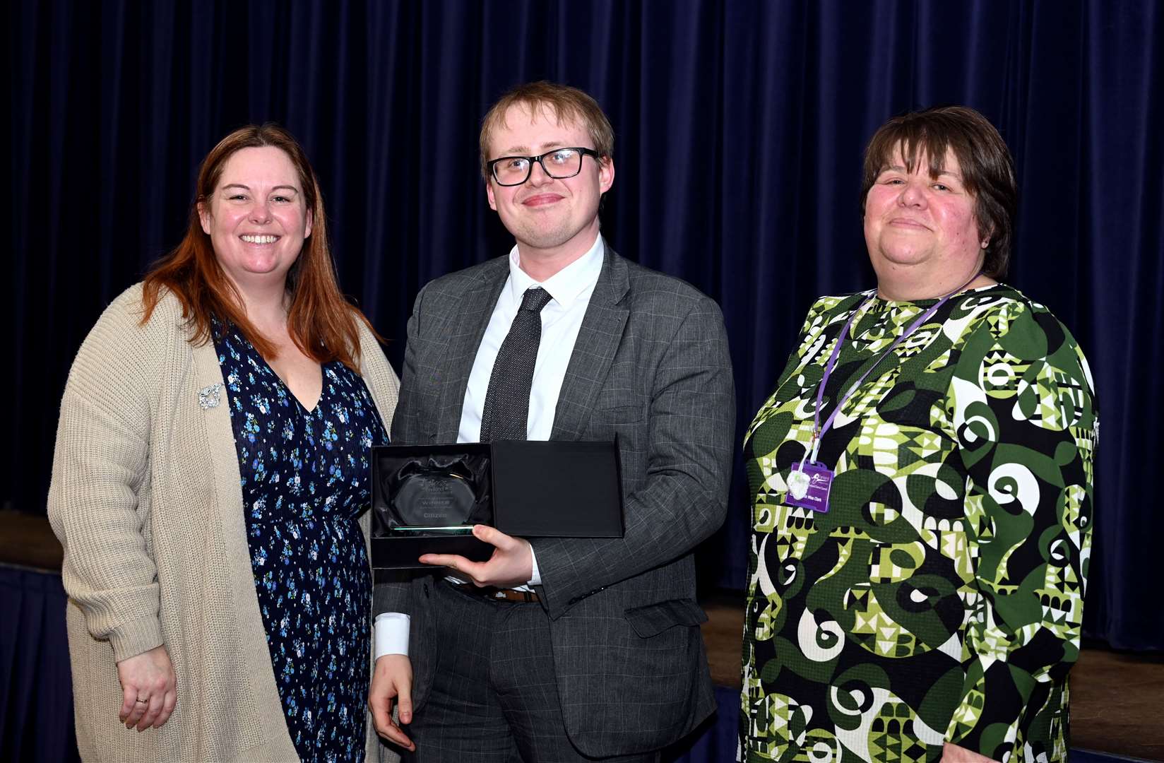 Pride in Fenland Awards night Winner in the Individual volunteer category George Broughton