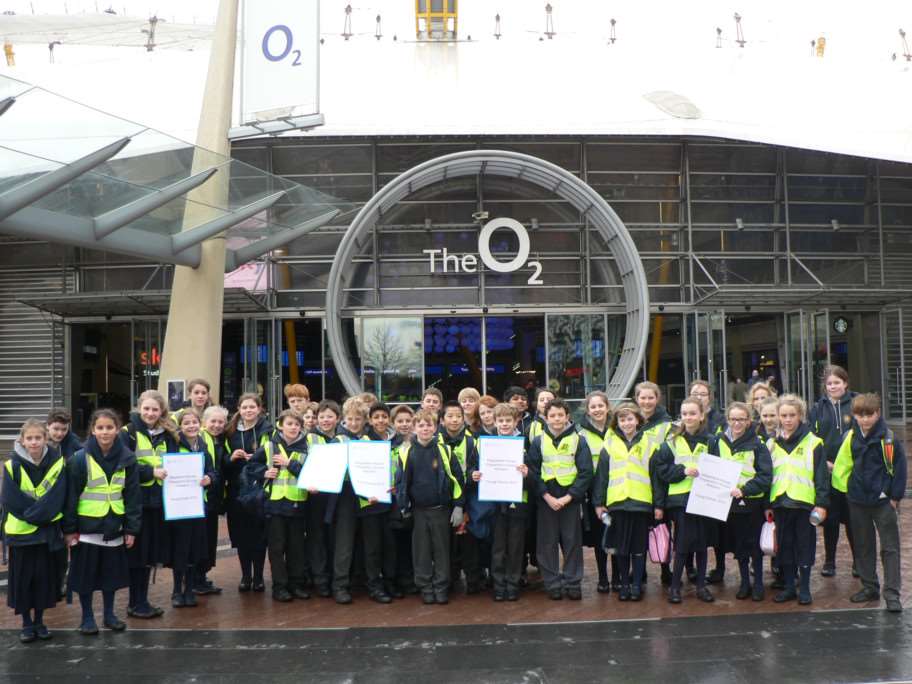 Tthe preparatory school at Wisbech Grammar School performing at Young Voices at London's 02 Arena. ANL-150402-132158001