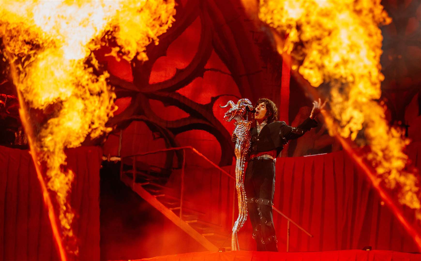 Bring Me The Horizon headlined for the first time on Friday. Picture: Download Festival