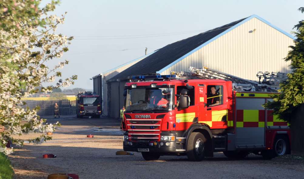 Fire at Smeeth Rd Marshland St James ANL-160905-083145009