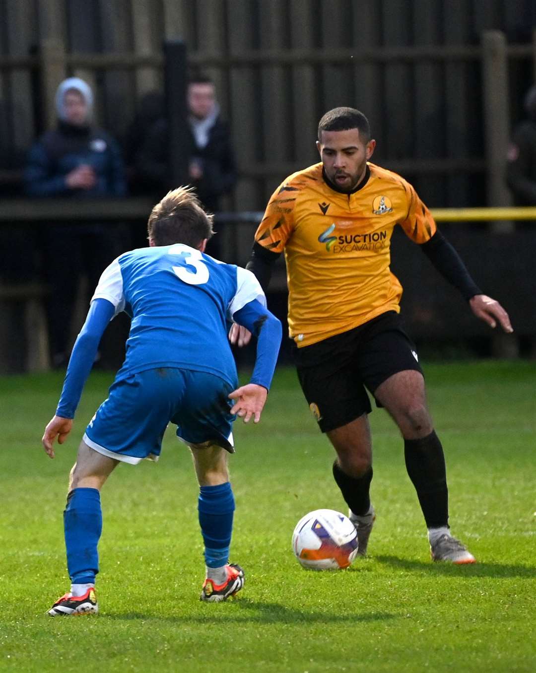 March Town United v Takeley in the Third Round of the FA Vase.