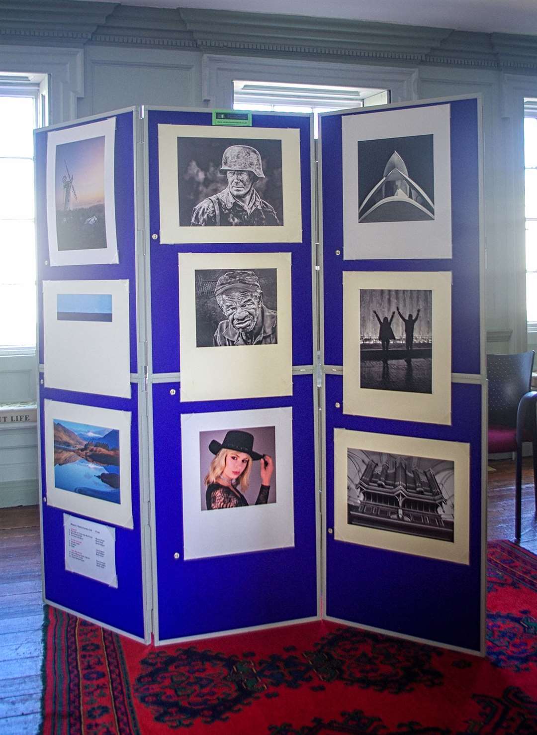 The exhibition includes 18 prints.