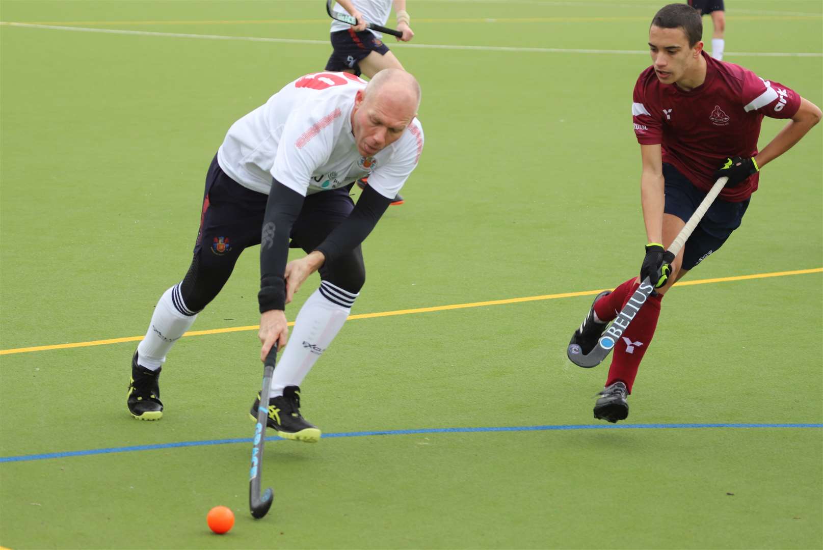 Action between Spalding 2nds and Wisbech 2nds on Saturday. Picture: Nigel Cookson