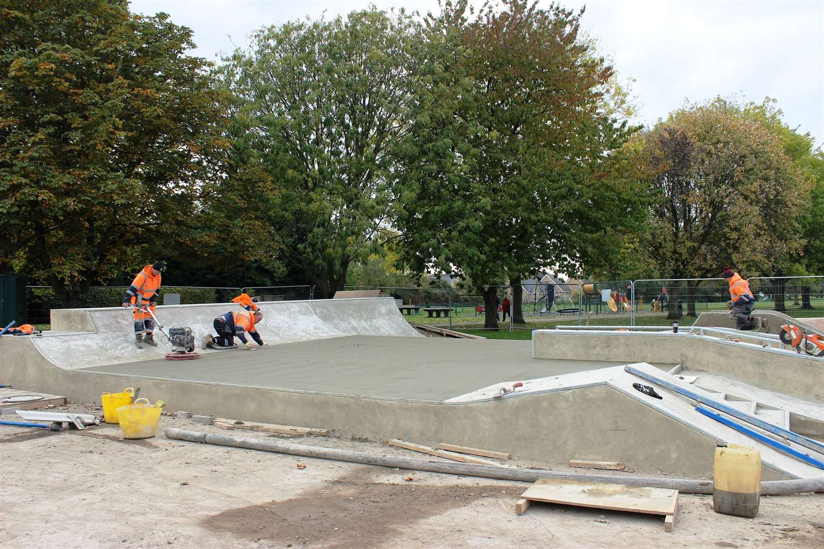 Work has begun on March's new skatepark. (20575984)