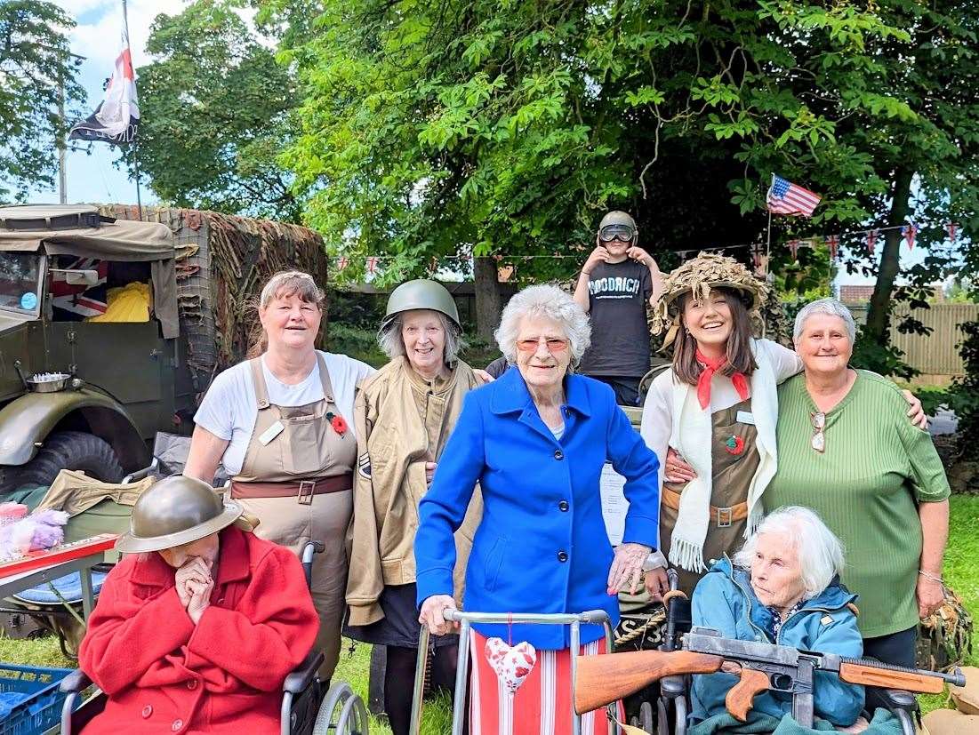 Residents joined in the summer fayre at St Andrew's Church.