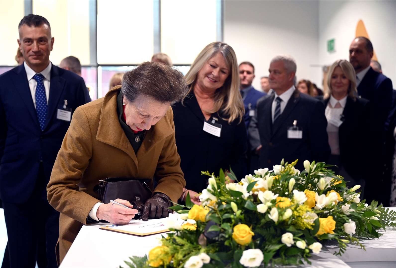 Princess Anne visiting the North Cambridgeshire Training Centre in Chatteris