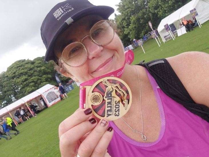 Three Counties Running Club member Jacqueline McGonigle