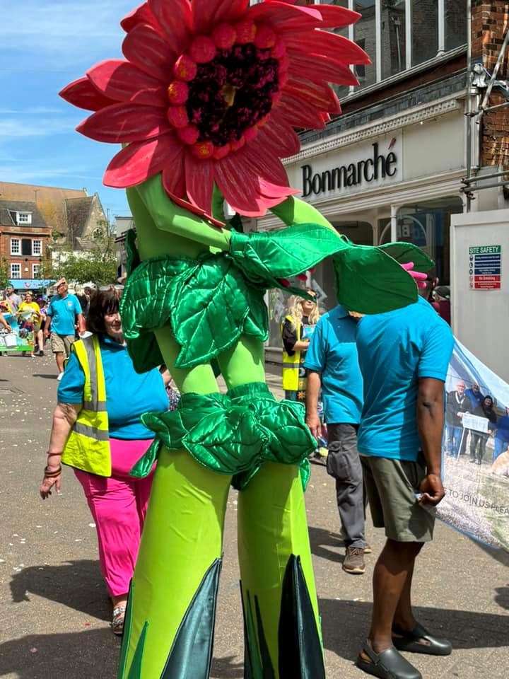 Flower power. Photo: Wisbech Town Council.