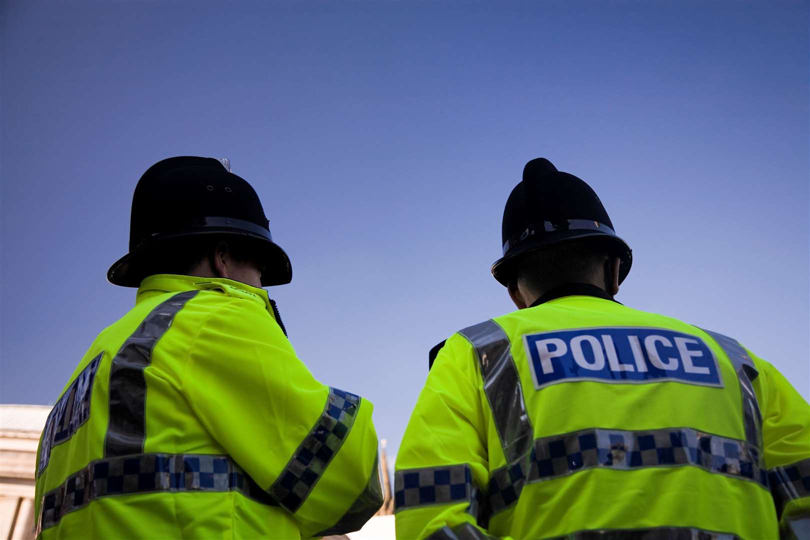 A motorcyclist was taken to hospital with serious injuries