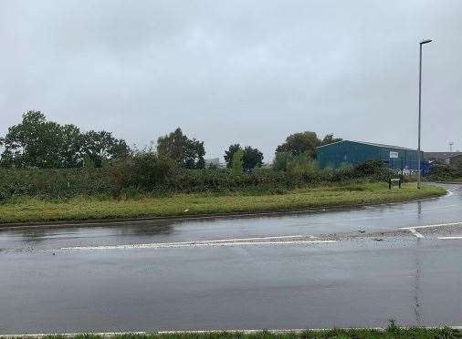 The site where the new training facility will be built by Stainless Metalcraft. (43783860)