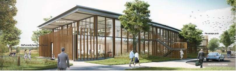 What the new Cambridgeshire County Council headquarters will look like. (24176187)