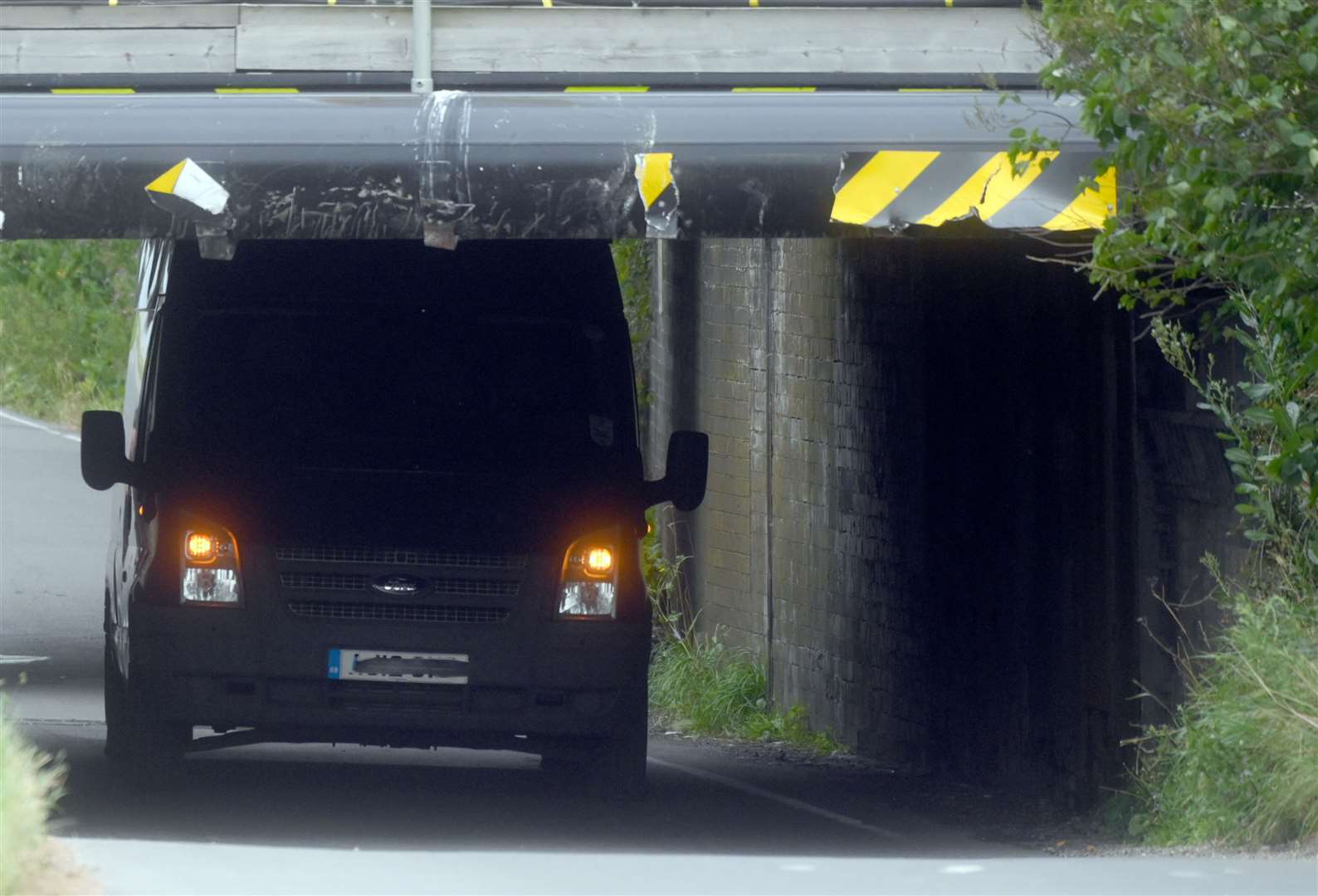 This van got stuck under Stonea bridge on Tuesday, and another hit it on Thursday.