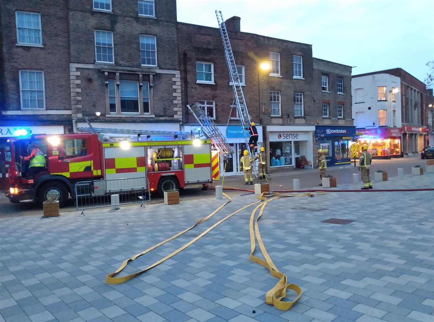 At 5.40pm on Sunday (12) crews were called to a fire on Wisbech Market Place. (62959354)